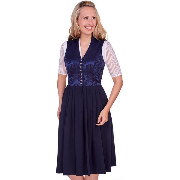 Berwin & Wolff Dirndl Midi Dirndl 1tlg. - GIANNA - marine