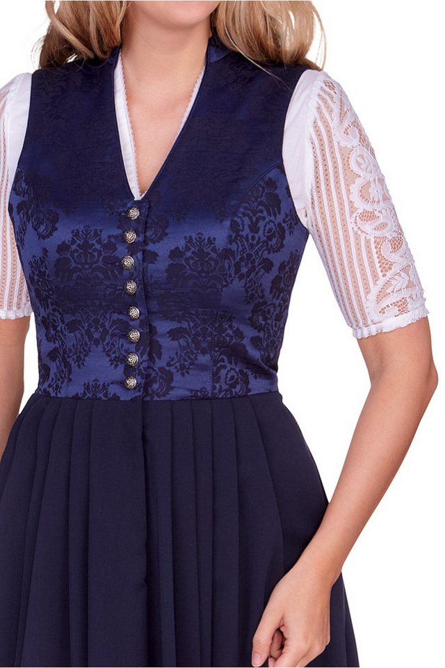 Berwin & Wolff Dirndl Midi Dirndl 1tlg. - GIANNA - marine – Bild 2 von 5