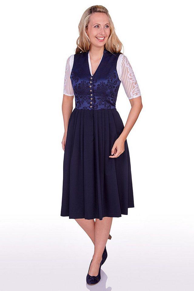 Berwin & Wolff Dirndl Midi Dirndl 1tlg. - GIANNA - marine – Bild 5 von 5