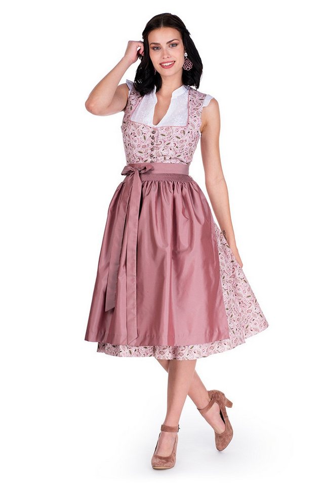 Berwin & Wolff Dirndl Midi Dirndl 2tlg. - PASQUALA - rosa – Bild 4 von 5
