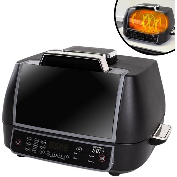 Best Direct® Heißluftfritteuse, 1500,00 W, Multikocher, Mini Backofen, Fritteuse, Heißluftofen, Indoor Grill Ofen