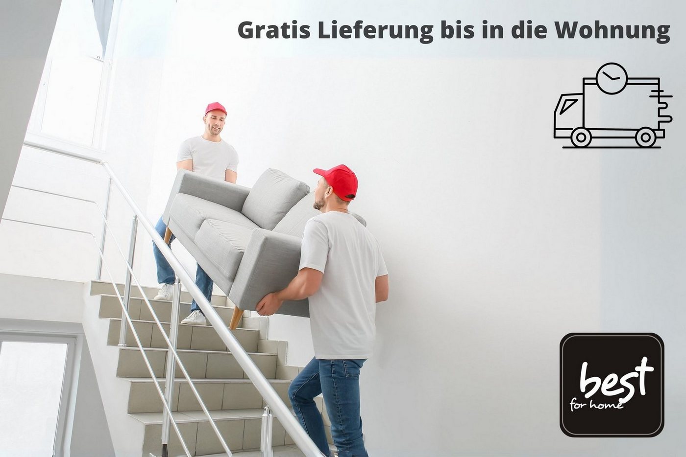 Best for Home Boxspringbett Single-Box Bett mit Bonell H3 Matratze & Stauraum (Boxbett, Rahmenbett, Gästebett, Jugendbett, Kinderbett, 1-St., 70x200 80x200 90x2 – Bild 3 von 3