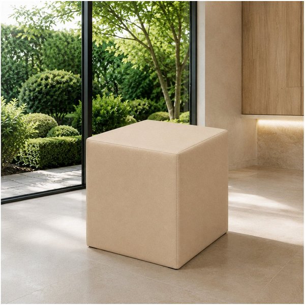 Best for Home Sitzhocker Cube Pouf – Stilvoller Samt Hocker & Fußhocker (Einzelstück, 1 St., verschiedene Farben), Handwerksqualität,TOP Preis-Leistungs-Verhält