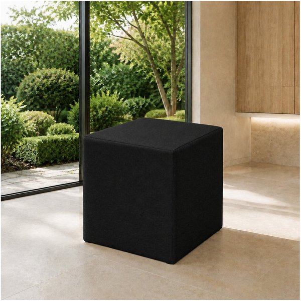 Best for Home Sitzhocker Cube Pouf – Stilvoller Samt Hocker & Fußhocker (Einzelstück, 1 St., verschiedene Farben), Handwerksqualität,TOP Preis-Leistungs-Verhält