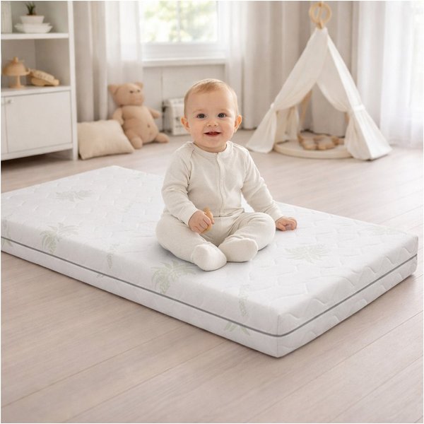 Komfortschaummatratze Basic 10 cm H2 H3 H4 ergonomisch atmungsaktiv, Best for Kids, 10 cm hoch, (Einzelartikel, 1-teilig), Unterstützung einer gesunden Wirbelsä