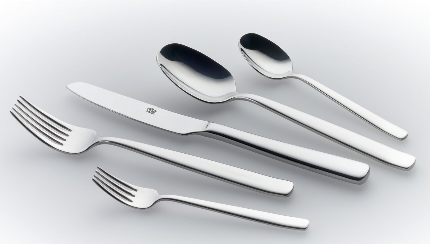 GSW Besteck-Set GSW Premium (30-tlg), 6 Personen, Edelstahl 18/10, Besteck-Set im elegant modernen Design für die besonderen Momente – Bild 3 von 5