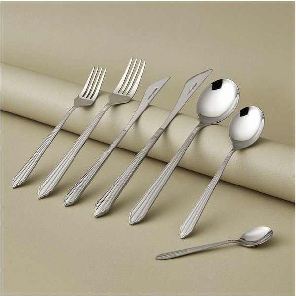 Karaca Besteck-Set Karaca Rebellion Besteckset 84-teilig aus Edelstahl, Silber, STEEL