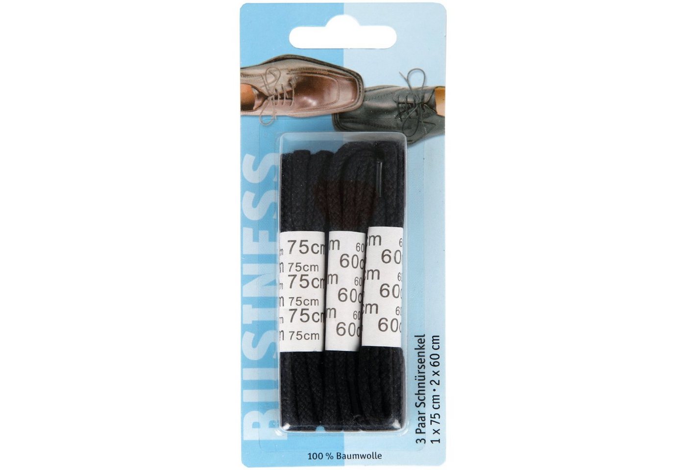 Bestgoodies Schnürsenkel Business, schicke Allroundsenkel, Rundsenkel für Lackschuhe Lederschuhe – Bild 5 von 5