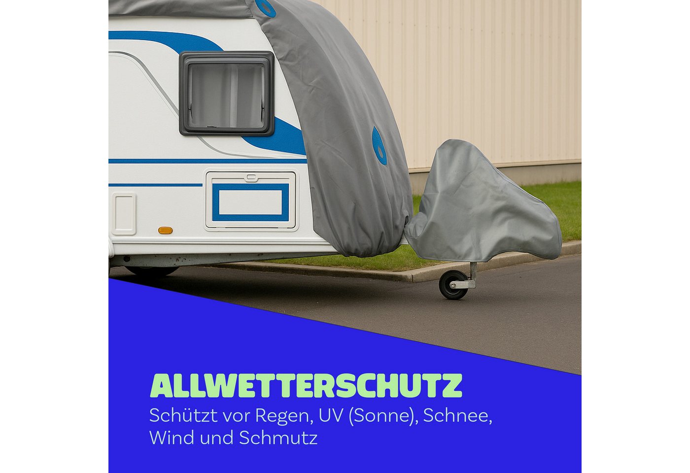 Bestlivings Autoplane (1-St), Schutzhülle für Anhängerdeichsel Deichselhaube für Anhängerkupplung – Bild 5 von 5