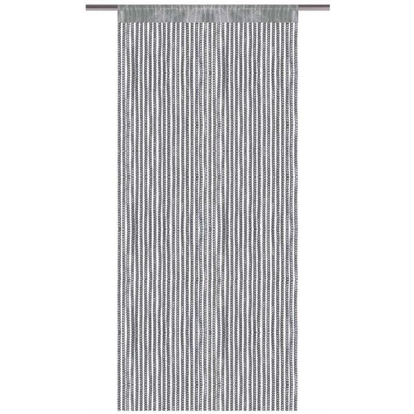Bestlivings Fadenvorhang, Stangendurchzug, halbtransparent, Fadengardine mit Stangendurchzug (90 x 200cm bis 300 x 250cm)