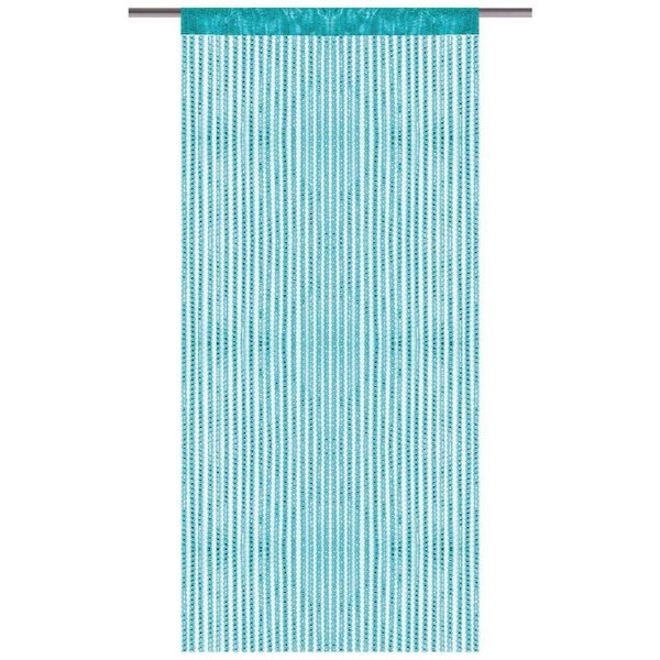 Bestlivings Fadenvorhang, Stangendurchzug, halbtransparent, Fadengardine mit Stangendurchzug (90 x 200cm bis 300 x 250cm)