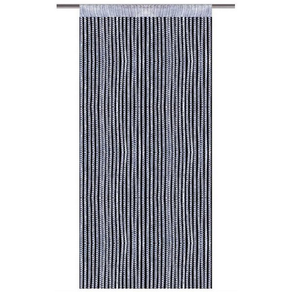 Bestlivings Fadenvorhang, Stangendurchzug, halbtransparent, Fadengardine mit Stangendurchzug (90 x 200cm bis 300 x 250cm)