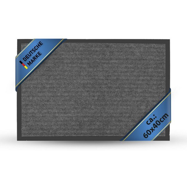 Bestlivings Fußmatte Basic Matte, Rechteckig, Höhe: 5 mm, extra flach und saugstark, rutschfest