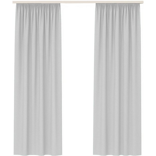 Bestlivings Gardine "Ellen" mit Universalband (2 St), Kräuselband, blickdicht, in moderner Satin-Optik, einfarbig, modern, waschbar bei 30°C