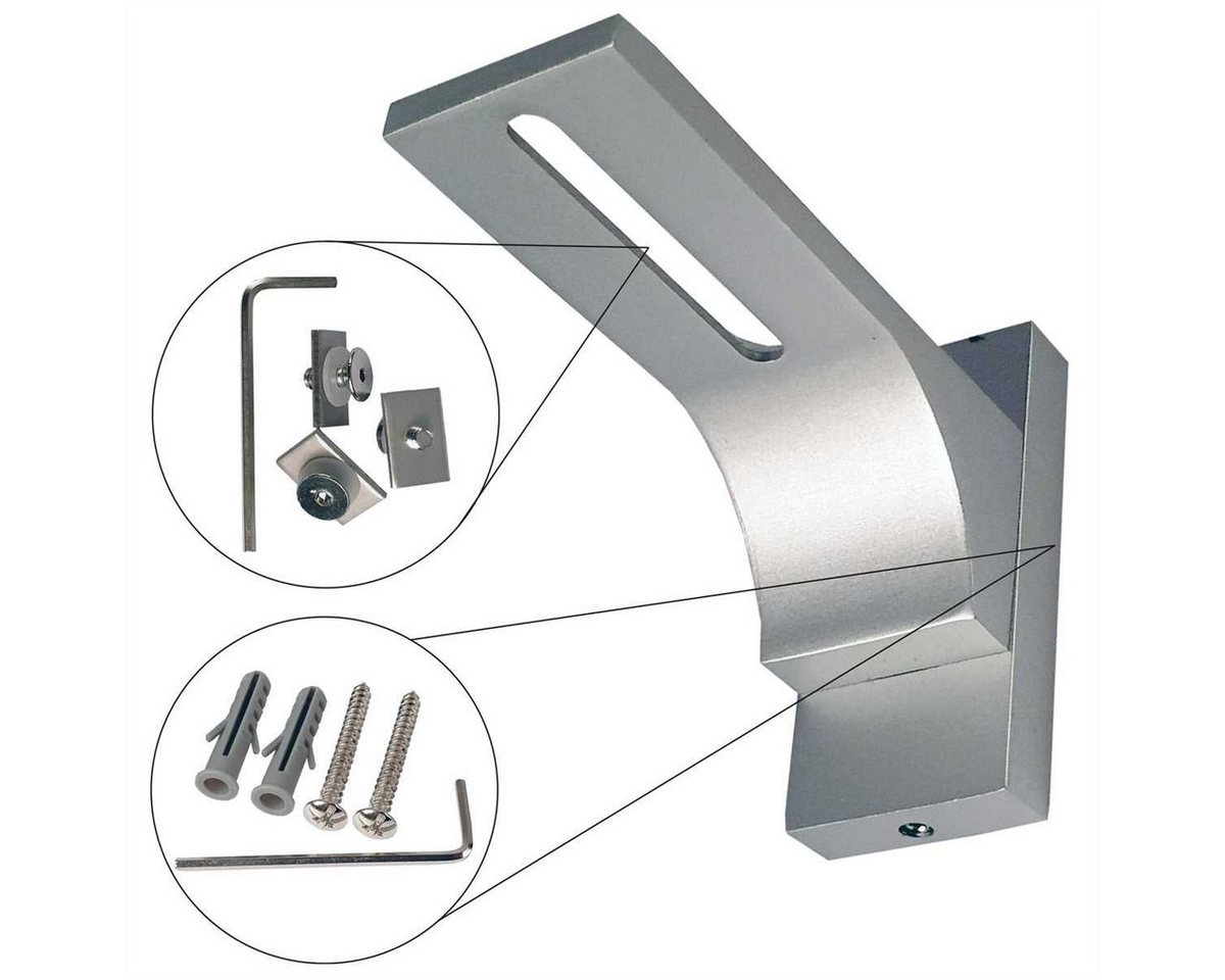 Bestlivings Gardinenschiene, wird auf vorhandene Alu Gardinenschiene gesteckt, Klickgleiter (20er Pack) Gleiter für Aluminiumschienen 100% Kunststoff – Bild 4 von 5