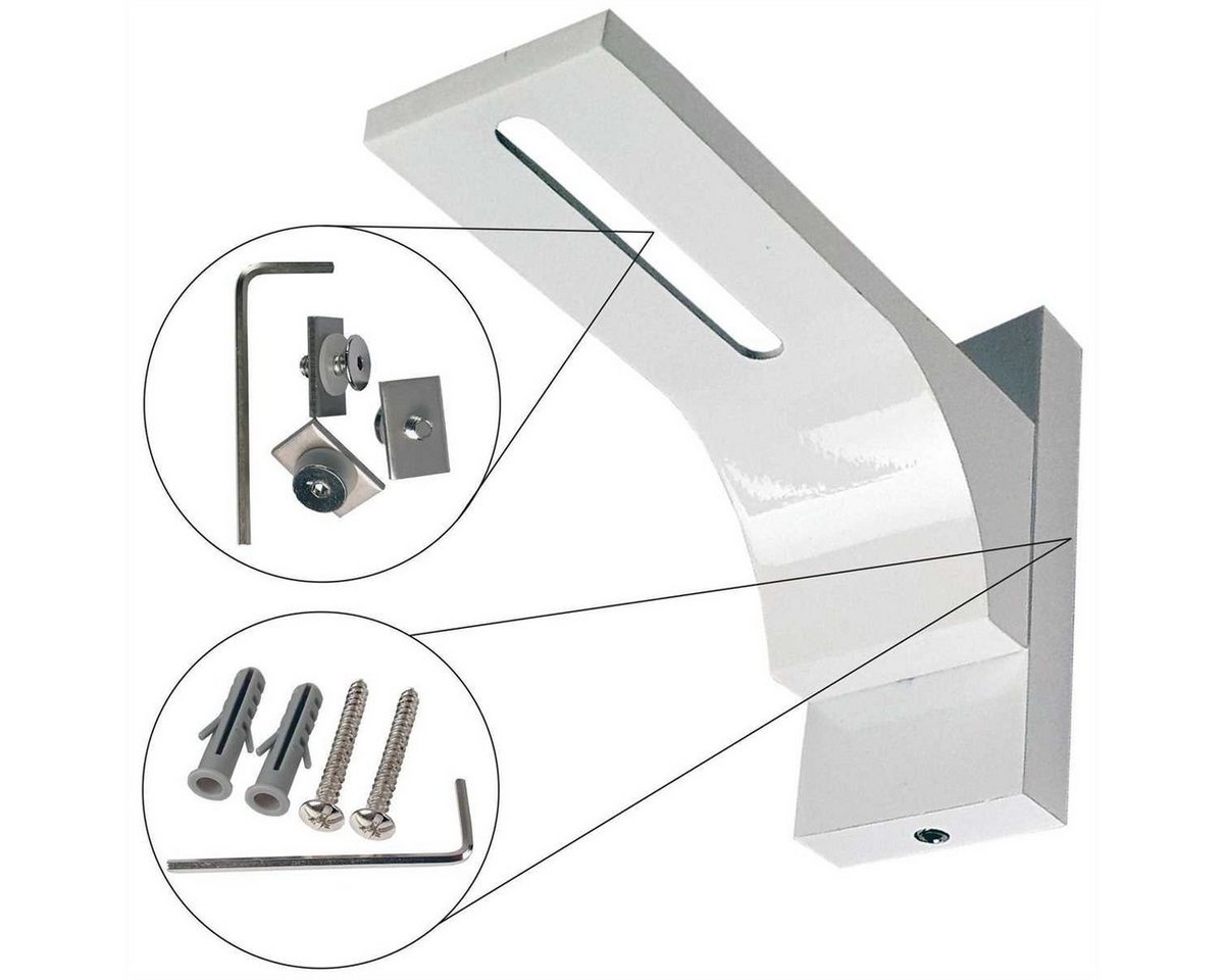 Bestlivings Gardinenschiene, 2-läufig, Fixmaß, verschraubt, Flache Aluminium Schiene (7mm), Längen bis 480cm, (4x120cm) – Bild 4 von 5