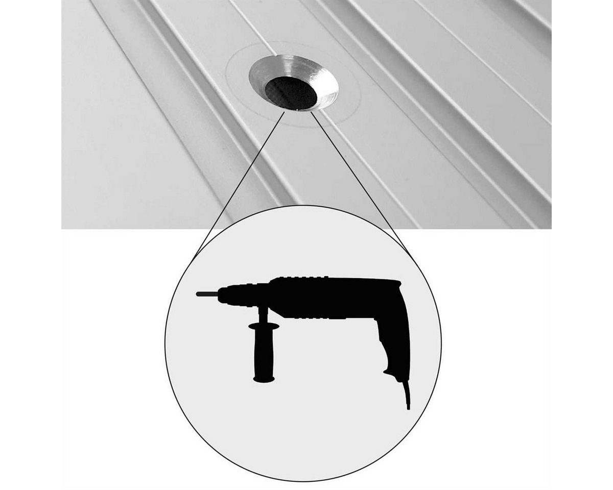 Bestlivings Gardinenschiene, verschraubt, Klickgleiter (20er Pack) Gleiter für Aluminiumschienen 100% Kunststoff – Bild 5 von 5