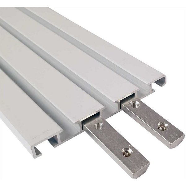 Bestlivings Gardinenschiene, wird auf vorhandene Alu Gardinenschiene gesteckt, Klickgleiter (20er Pack) Gleiter für Aluminiumschienen 100% Kunststoff