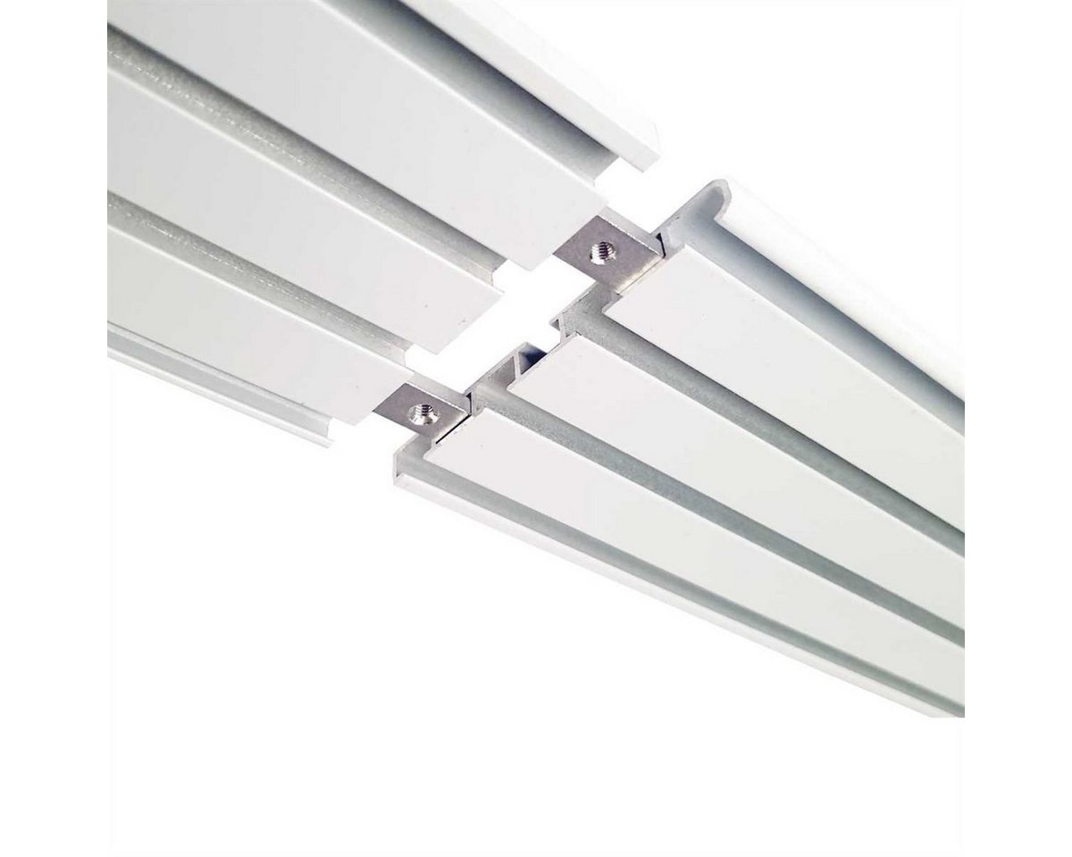 Bestlivings Gardinenschiene, wird auf vorhandene Alu Gardinenschiene gesteckt, Klickgleiter (20er Pack) Gleiter für Aluminiumschienen 100% Kunststoff – Bild 5 von 5