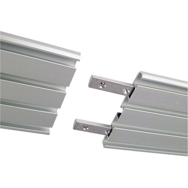 Bestlivings Gardinenschiene Verbinder 1er-Pack, Aluminium, Größe: 6cm Breit, 0,6cm Hoch, 1cm Tief