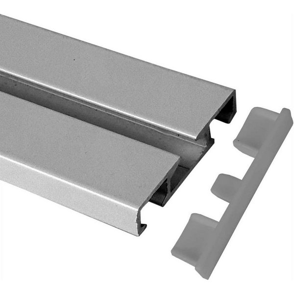 Bestlivings Gardinenschiene, wird auf vorhandene Alu Gardinenschiene gesteckt, Klickgleiter (20er Pack) Gleiter für Aluminiumschienen 100% Kunststoff