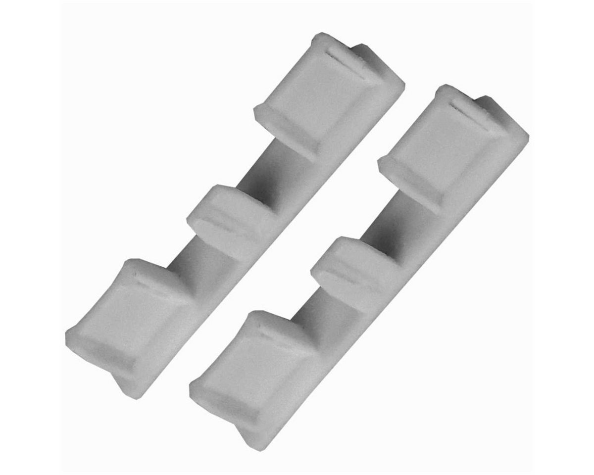 Bestlivings Gardinenschiene, wird auf vorhandene Alu Gardinenschiene gesteckt, Klickgleiter (20er Pack) Gleiter für Aluminiumschienen 100% Kunststoff – Bild 5 von 5