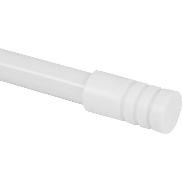 Bestlivings Gardinenstange Modern, Ø 19 mm, 1-läufig, ausziehbar, Wandmontage, verschraubt, Metall, Gardinenstange "Modern" ausziehbar 115 bis 200 cm, Durchmess