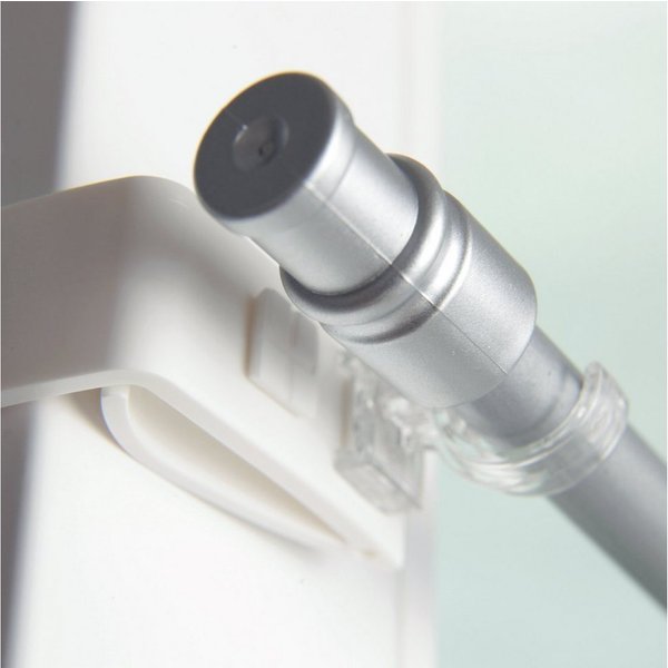 Bestlivings Gardinenstangenhalter Klemmfix Halter, Gardinenstangen, Vorhangstangen, Vitragestangen, (6-St), Klemmträger inkl. Adapter, ohne Bohren, Schrauben od