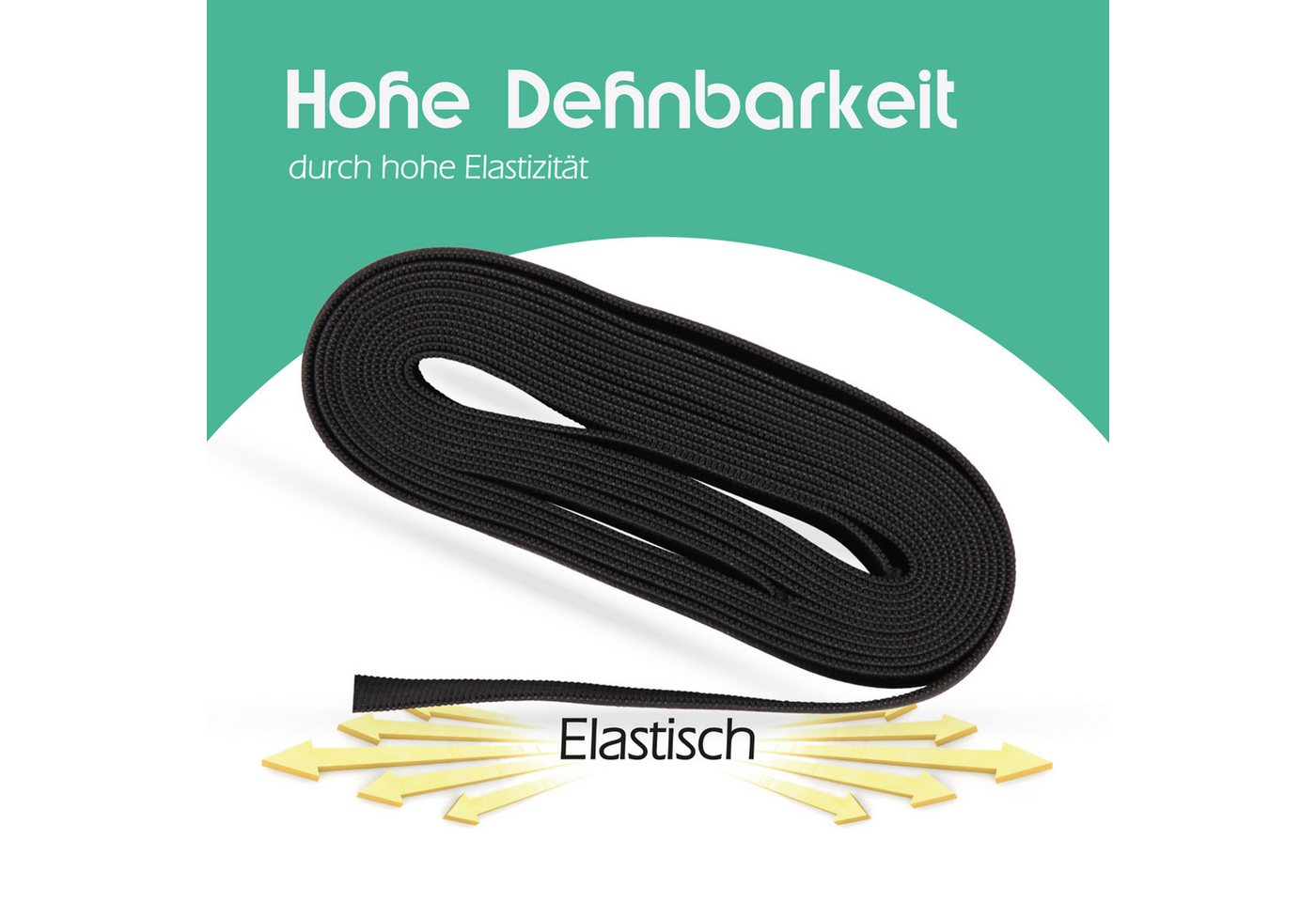 Bestlivings Gummiband, Vielseitiges Gummiband für Handwerk 1,5 - 3,5 cm Breit, 2,5 Meter Lang – Bild 5 von 5