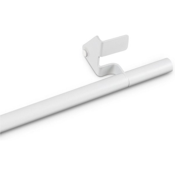 Bestlivings Klemmstange "EASY", Ø 10 mm, 1-läufig, ausdrehbar, ohne Bohren, geklemmt, Metall, für Bistrogardinen, Scheibengardinen, Dekoschals oder saisonale De