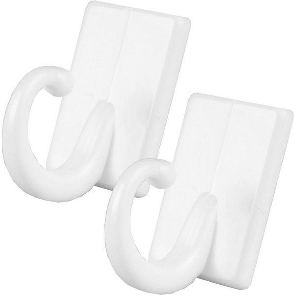 Bestlivings Raffhalter, Gardinen - Raffhalter, (2-tlg), Klebehaken, selbstklebende Wandhalter, für zb. Raffhalter