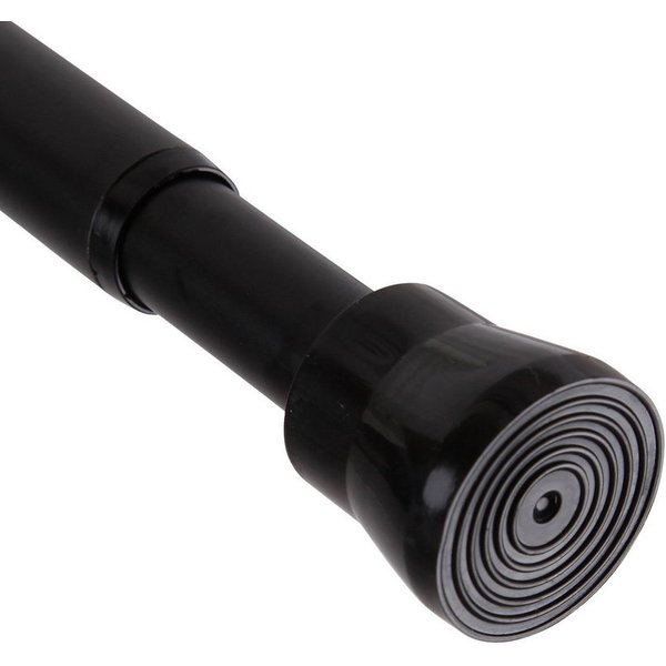 Bestlivings Spannstange ohne Bohren, Ø 19 mm, 1-läufig, ausdrehbar, klemmen, geklemmt, Metall, bis 5 kg belastbar, Stange: Metall, Endstück: Kunststoff (Antirut