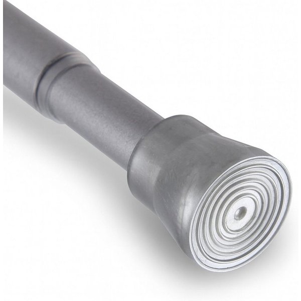 Bestlivings Spannstange ohne Bohren, Ø 19 mm, 1-läufig, ausdrehbar, klemmen, geklemmt, Metall, bis 5 kg belastbar, Stange: Metall, Endstück: Kunststoff (Antirut