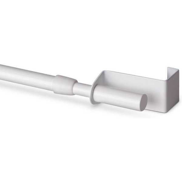 Bestlivings Spannvitrage Stange Twist, Ø 9 mm, 1-läufig, ausziehbar, geklemmt, gespannt, ohne Bohren, ohne Schrauben, ohne Kleben, Metall, Gardinenstange