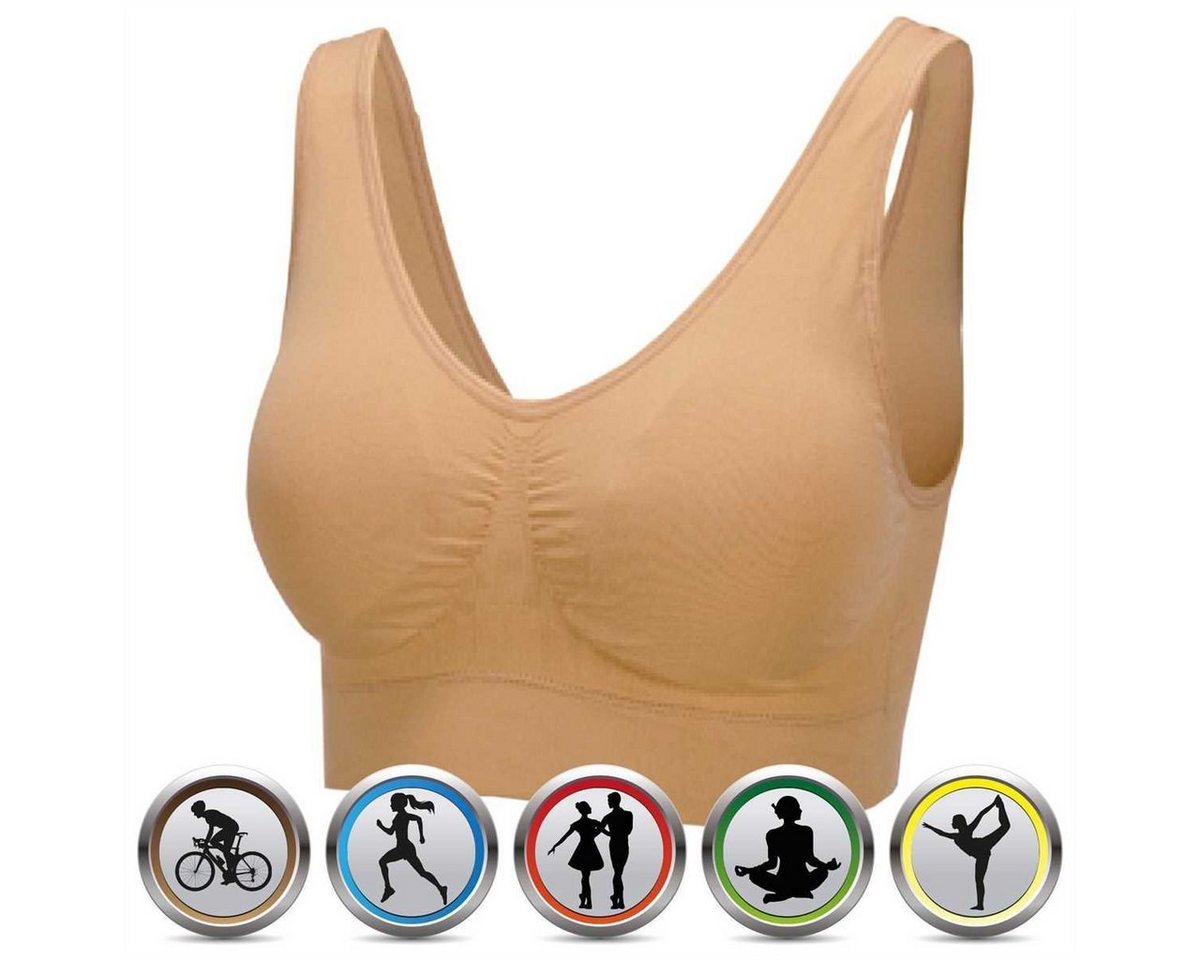 Bestlivings T-Shirt-BH (Set, 1-tlg) Damen Basic Wohlfühl BH Seamless BH Bralette – Bild 2 von 5