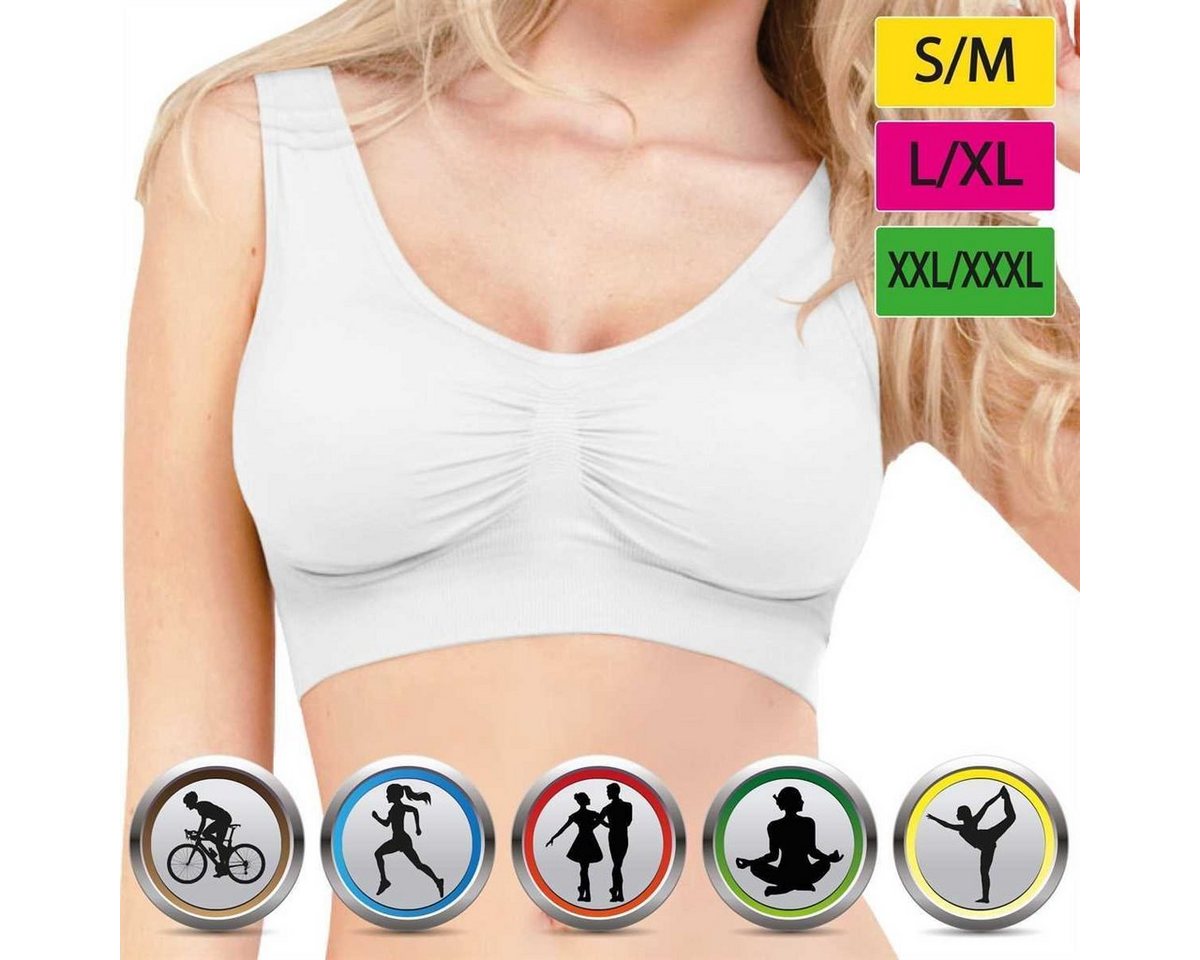 Bestlivings T-Shirt-BH (Set, 1-tlg) Damen Basic Wohlfühl BH Seamless BH Bralette – Bild 4 von 5