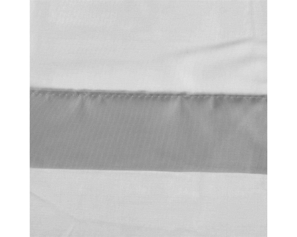 Bestlivings Vorhang (1 St), Stangendurchzug, transparent, Microfaser, Küchengardine in "Raffoptik", Transparente Bistrogardine – Bild 3 von 5