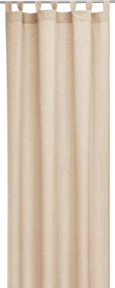 Bestlivings Vorhang (1 St), Schlaufen, blickdicht, Gardine 140x245cm - Leinen Optik - Schlaufen / Kräuselband – Bild 2 von 5