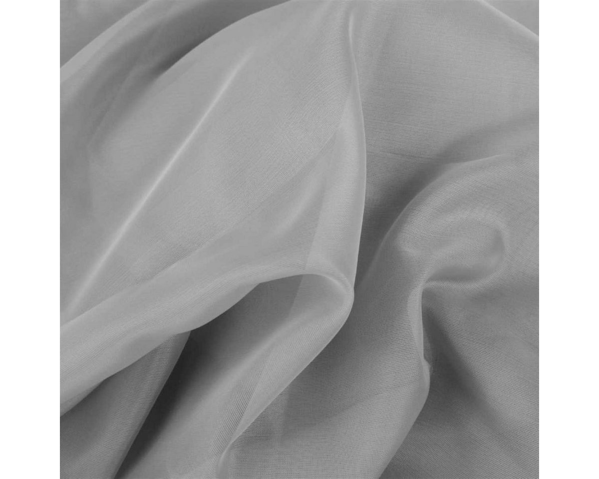 Bestlivings Vorhang (2 St), Kräuselband, transparent, Voile, Gardinenset "Transparent" mit Universalband – Bild 3 von 5