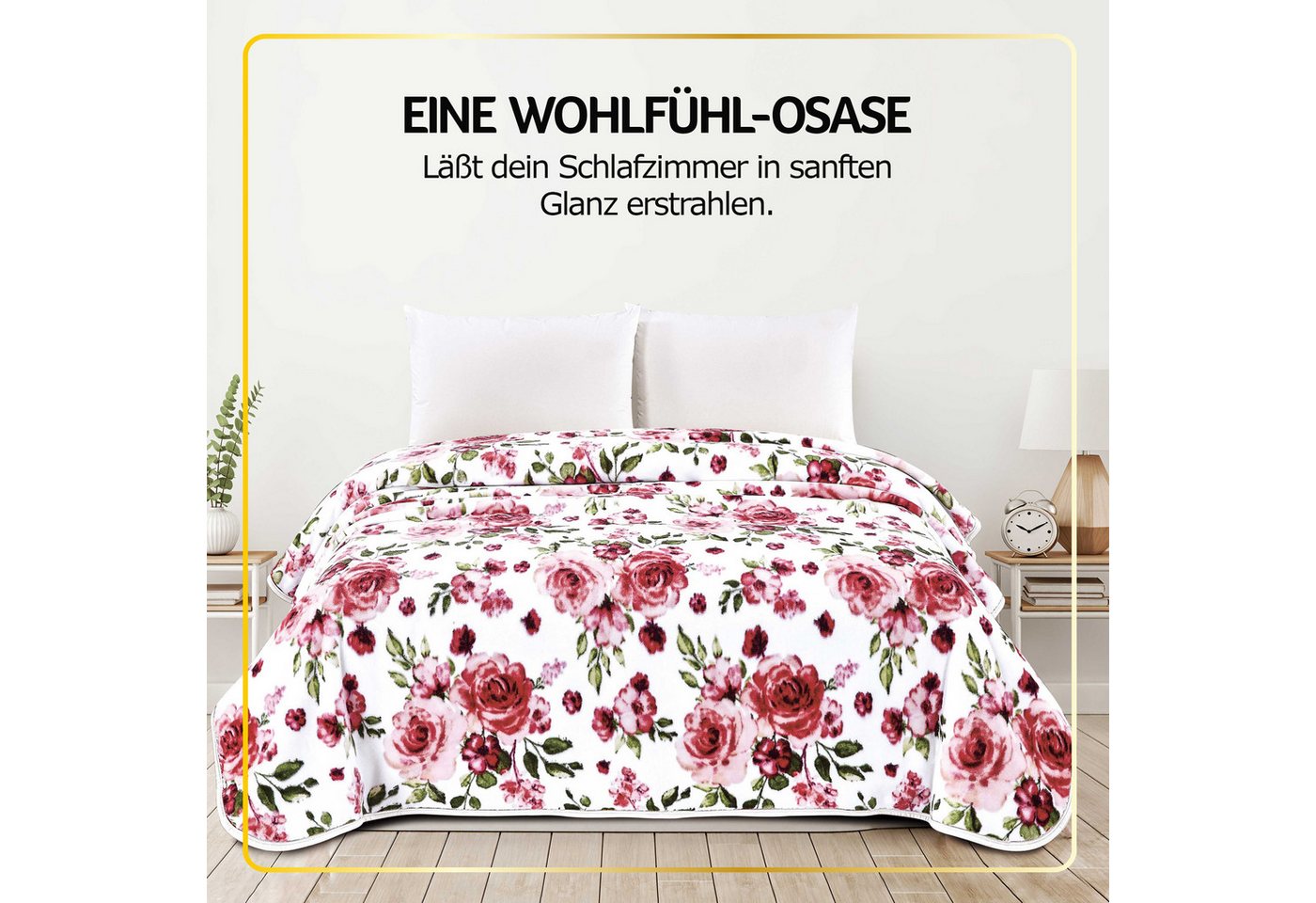 Wohndecke LUXUS Decke, Bestlivings, XXL Premium Kuscheldecke 240x200 cm - 580g/m² – Bild 3 von 5