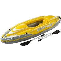 BESTWAY Badeartikel Kajak-Set Wave Line incl. Paddel, Größe ONE SIZE in Gelb