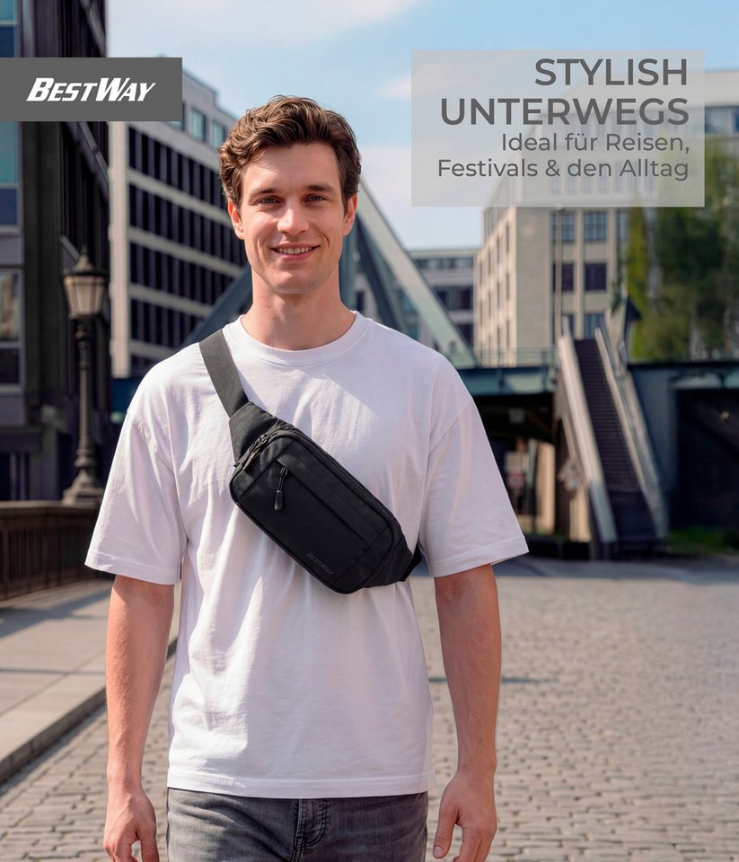 BestWay Bags Bauchtasche Bauchtasche, Schlüsselclip – Bild 2 von 5