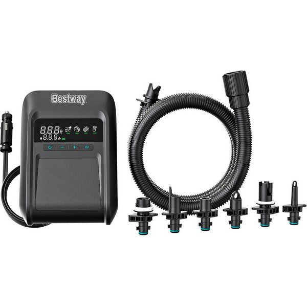 Bestway Elektropumpe Powergrip™ (Packung, 250 l/min), Für alle Aufblasartikel mit einem Arbeitsdruck von bis zu 20 PSI