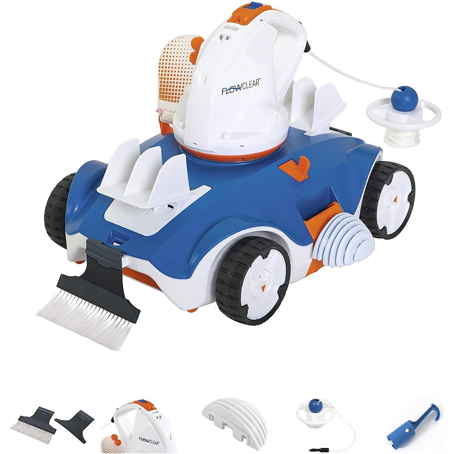 Bestway Flowclear akkubetriebener Poolsauger Aquatronix Vacuum Roboter 58482