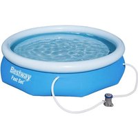 BESTWAY POOL-SET, RUND, MIT FILTERPUMP, Größe ONE SIZE in Schwarz