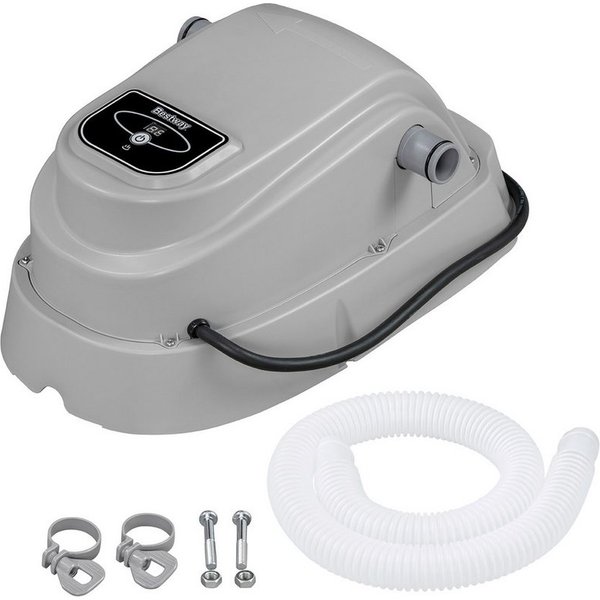 Bestway Pool-Wärmepumpe 2.800 W (Packung, für Pools von 1.520-17.035 l & Filteranlagen von max. 3.785 l/h), Max. Heizleistung: 40 °C