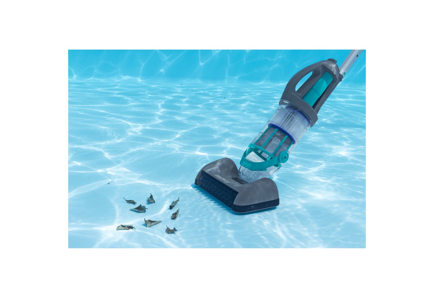 Bestway Poolroboter Akku Pool-Sauger AquaGrip 250cm, mit LED-Licht zur Beleuchtung des Reinigungsbereichs – Bild 2 von 5