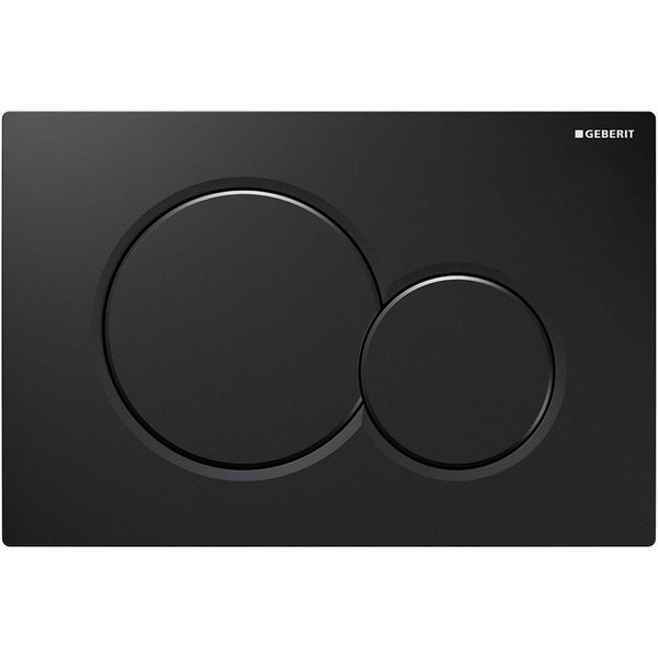 GEBERIT Betätigungsplatten Geberit Betätigungsplatte Sigma 01 RAL 9005 schwarz-glänzend 115770DW5