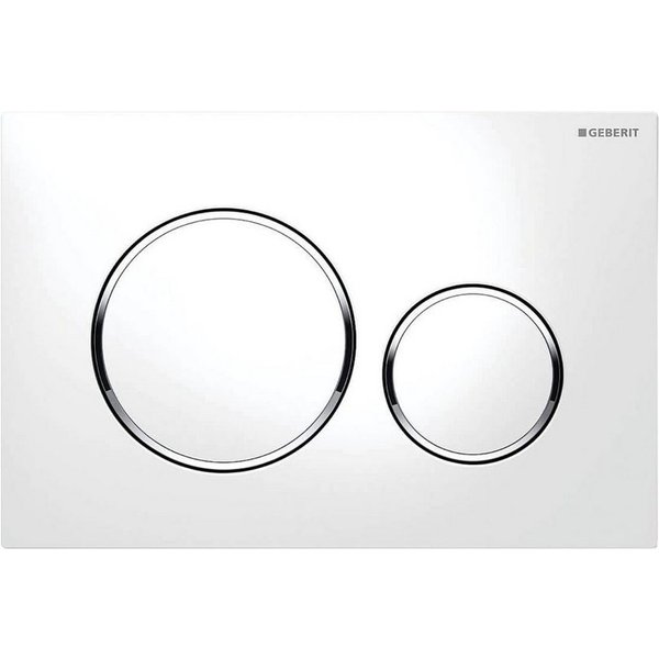 GEBERIT Betätigungsplatten Geberit Betätigungsplatte Sigma 20 für 2-Mengen-Spülung weiß 115882KJ1