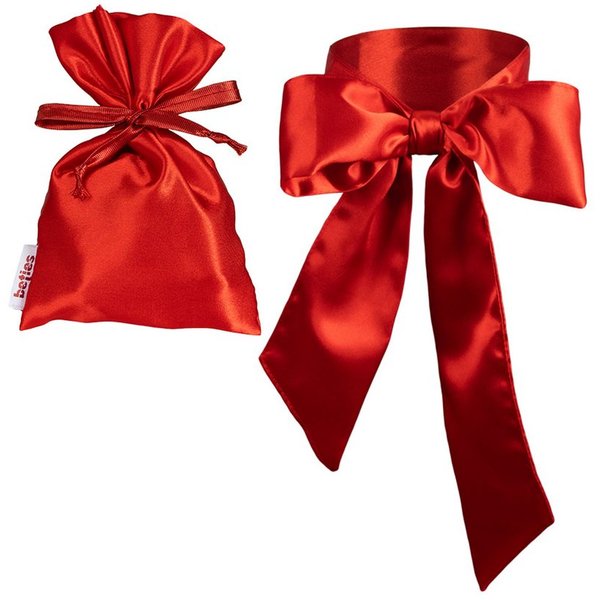 beties Augenbinde Glanz Satin, 1 Stück, karmin-rot